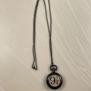 Custom Harry Potter necklace with a pocket watch